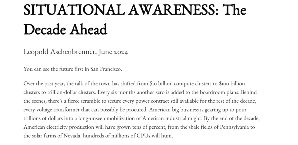 situational awareness fund
